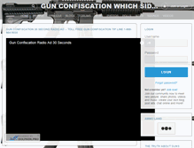 Tablet Screenshot of gunconfiscation.com